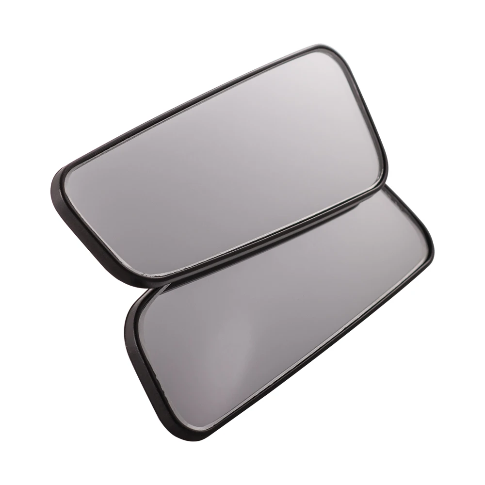 2Pcs Car Mirror Wide Angle Convex Blind Spot Mirror Parking Rear View Adjustable Mirror