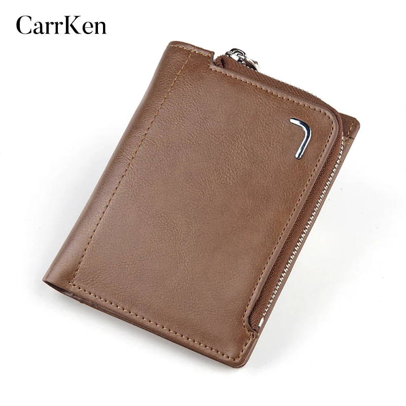 

CarrKen Business Wallet Men Purse Brand Men Wallets Long Designer Elegant Clutch PU Leather Male Coin Pocket