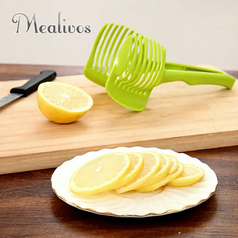 1 шт. пластиковый нож для нарезки томатов фруктов|tomato slicer|fruit cutterperfect slicer |