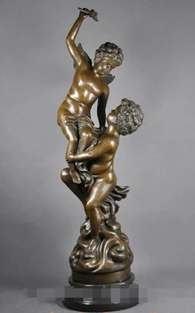

xd 003430 Art Deco Sculpture Little angel Bronze Statue