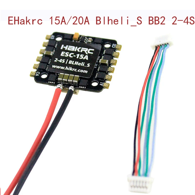 

20*20mm Hakrc 15A/20A Blheli_S BB2 2-4S Dshot 4 In 1 ESC For RC Racer Quadcopter Drone FPV Motor Frame Spare Part Accessories