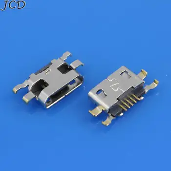 

JCD 15pcs/lot Micro mini USB Dc jack socket Connector charger Charging Port 5 pin dock plug replacement repair For moto c plus