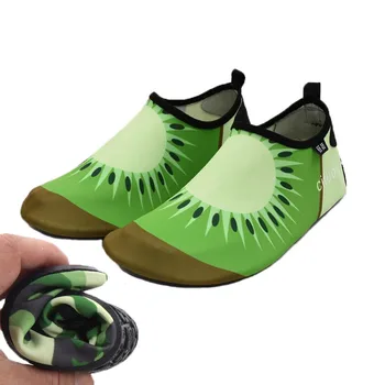 

Fruits Print Quick-Dry Water Shoes Lightweight Anti-slip Swimming Aqua Socks Mutifunctional Barefoot For Beach Pool Surf Yoga