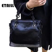 Diamond Rhinestone Horsehair Handbag Designer Bags Famous Brand Women Bags 2016 Luxury Crystal Horse Hair Women Messenger Bags