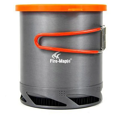 Gran venta 1L Intercambiador de Calor portátil olla fuego Arce FMC-XK6 ultraligero 190g al aire libre Camping hervidor Picnic utensilios de cocina envío gratis