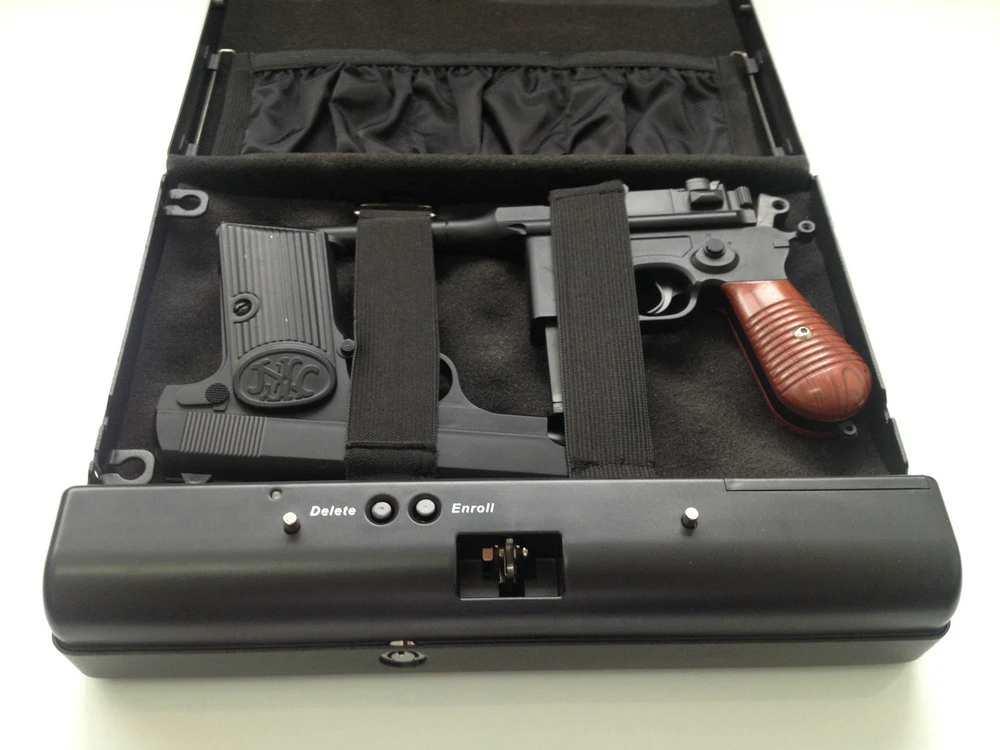 Coffre-fort Biométrique à Empreintes Digitales Pour Armes De Poing Union Safe Company 207525