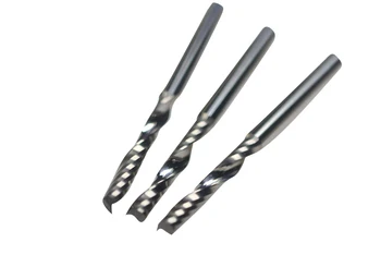 

5pcs 4*42MM Single Flute Bit Carbide End Mill Set, CNC Router End Mills for Wood Cutter Milling, Acrylic Cutting Bits