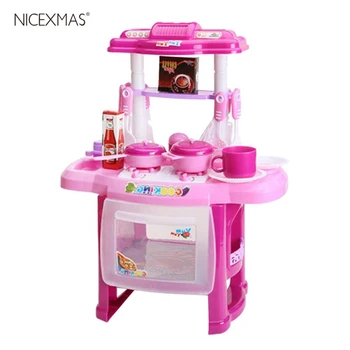 

1pc Cooking Toy Set Wooden Educational with Light Music Early Learning Playset Stove Set Accessories for Children Toddlers Kids