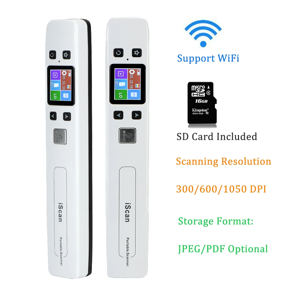 ISSYZONEPOS يده ماسح ضوئي للوثائق المحمولة A4 WIFI 1050 ديسيبل متوحد الخواص JPG PDF وشملت 16G TF بطاقة مع قبل عرض الصورة ويندوز إيماك ISSYZONEPOS يده ماسح ضوئي للوثائق المحمولة A4 WIFI 1050 ديسيبل متوحد الخواص JPG PDF وشملت 16G TF بطاقة مع قبل عرض الصورة ويندوز إيماك