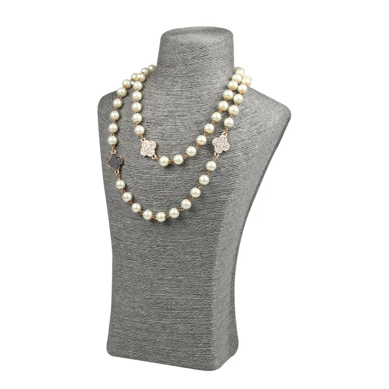  Hemp Rope Necklace Display Stand Holder Nice New Design Necklace Hanger High Quality Jewelry Displa