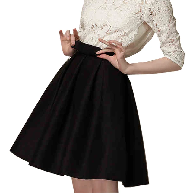 Aliexpress.com : Buy SETWIGG Spring Sweet Black Bow Pleated Midi ... Aliexpress.com : Buy SETWIGG Spring Sweet Black Bow Pleated Midi ...