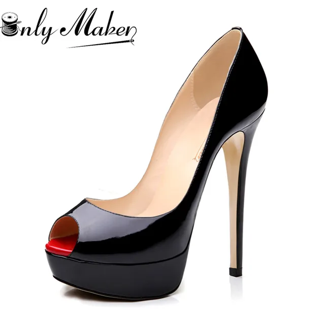 $US $52.53 Onlymaker Women's Peep Toe Platform Fashion Spike Pumps Shoes Sandals Extremely High Heel Party Wed