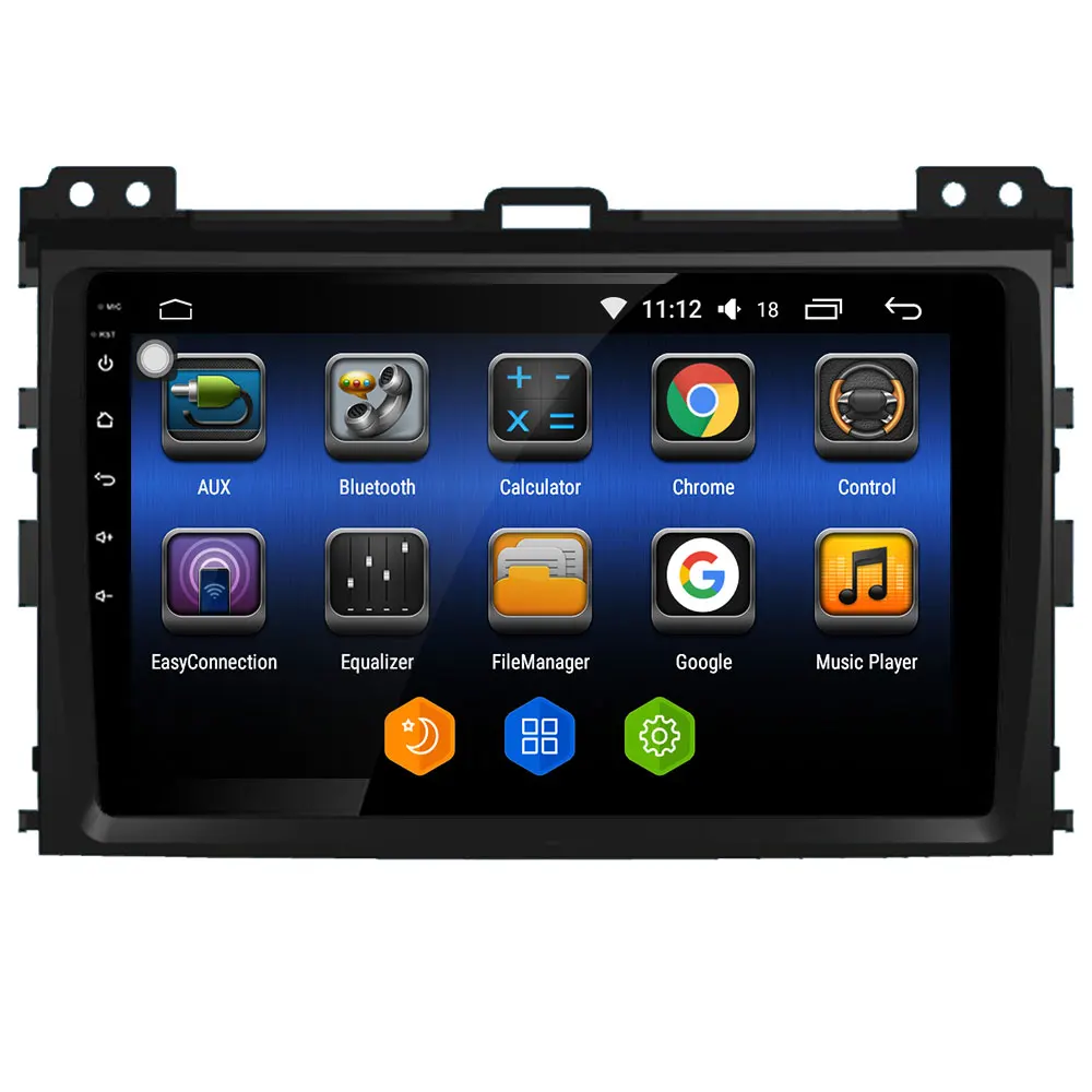 Discount IPS 4G DSP Carplay Android 8 Octa Core 4GB RAM 64GB ROM Car DVD Player Stereo GPS For Toyota Land Cruiser Prado LC120 2004-2010 1