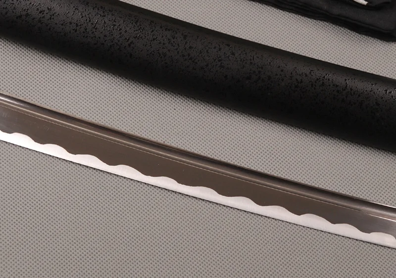 Samurai Sword полностью ручной работы Высокоуглеродистая сталь лезвие Tang японские