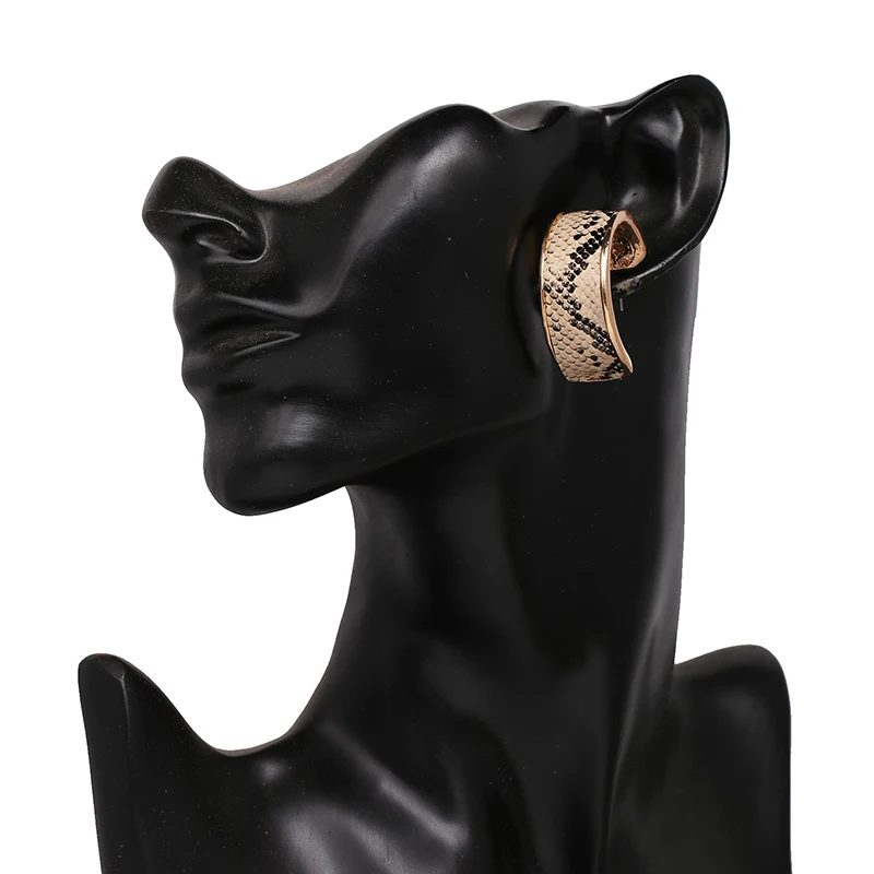 JUJIA Модные леопардовые Висячие серьги для женщин винтажные любовные сердца кожаные висячие серьги панк ювелирные изделия