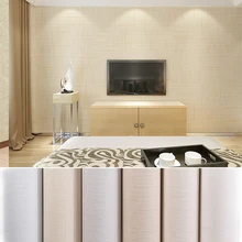 Solid color non-woven fabric Wallpaper Furniture Renovation Stickers Waterproof Kitchen Cabinets Wardrobe Door Wood Decorative 2017 free design custom american solid wood kitchen cabinet with solid wood door panels customized color