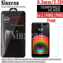 Sinzean 100 шт для LG xPower 2 протектор экрана из закаленного стекла для LG X-power 3 с розничной коробкой(0,3 мм/2.5d/9 H