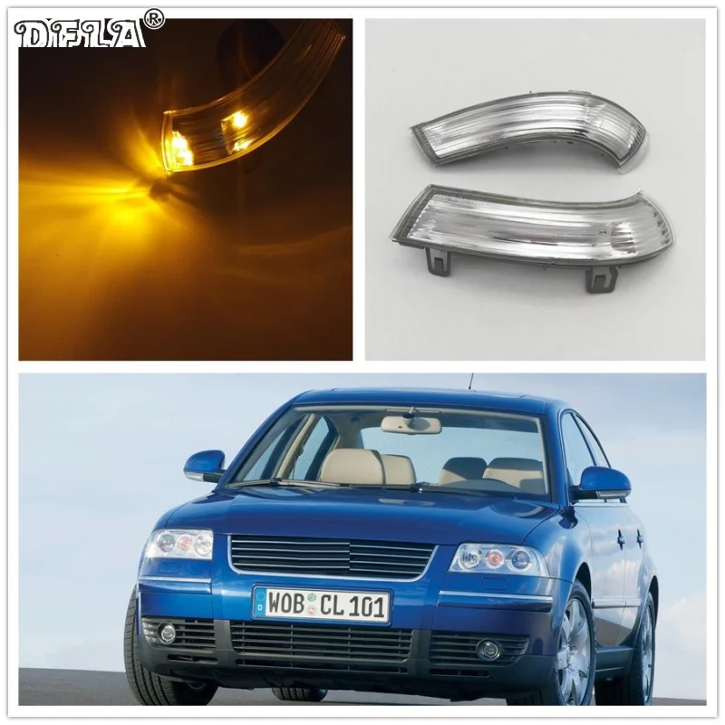 Светодиодный светильник для VW Passat B5 2003 2004 2005 автомобильный Стайлинг боковое зеркало поворотники светодиодный светильник s