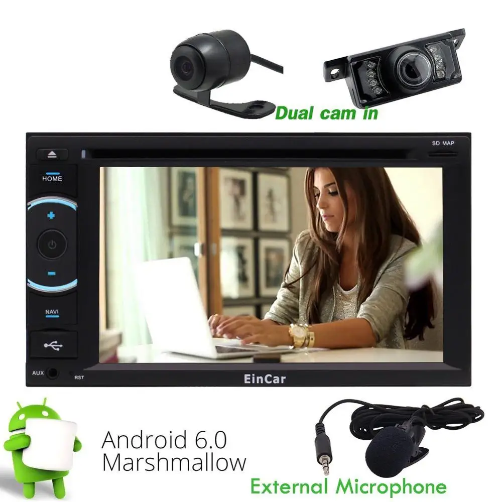 

Android 6.0 Car Stereo DVD cd HD 1080P Touch Screen Bluetooth Autoradio Support DVD CD Player USB /SD WIFI Radio FM/AM Receiver