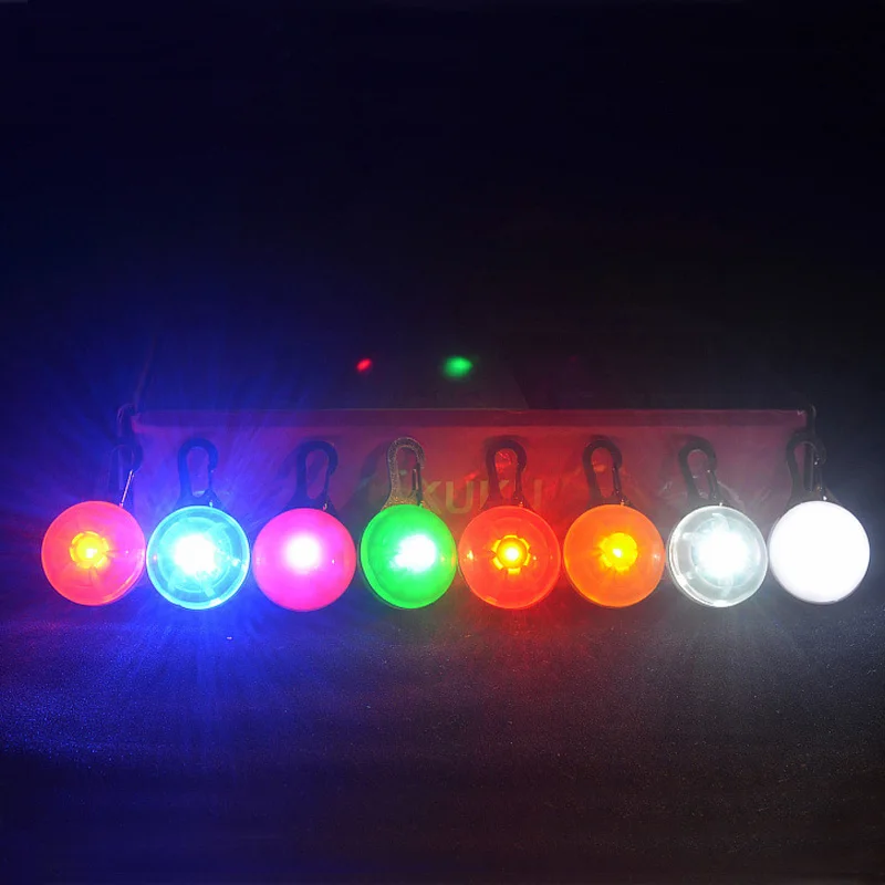 LED Flashlight Dog Cat Collar Glowing Pendant Night Safety Pet Leads Necklace Luminous Bright Decoration Collars For Dogs Dog Collar Pet Collar Pet Necklace