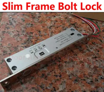 

Slim doorfram bolt lock thin small size drop bolt lock for access controller system and door locker kit