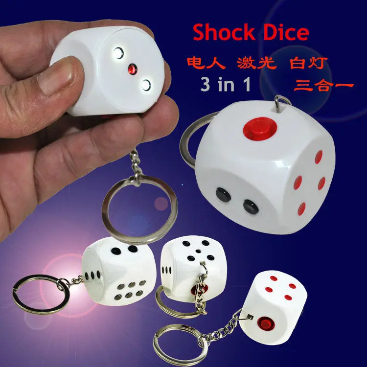 Electric Shock Toy Novelty Items Prank Toy Dice Joke Gift Trick Goods