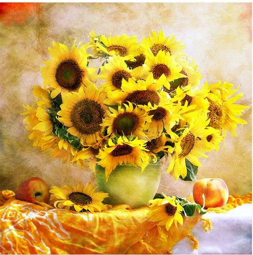 

% 5D DIY Diamond Embroidery,5D Diamond painting,Diamonds mosaic Flower Sunflower vase rhinestone cross stitch,Christmas,decor