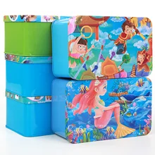 Новинка 200 шт Робин пластина мультяшный паззл головоломка Фея железный ящик головоломка для детей образовательный подарок