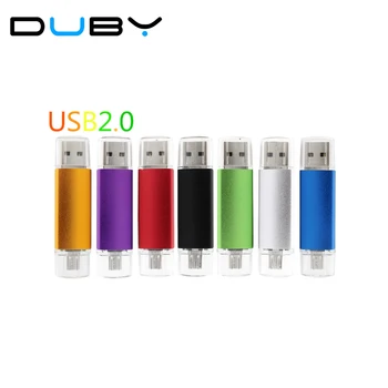 

Hotsale Doble Uso Android OTG USB Flash Drive Pen Drive 128G 4gb 8gb 16 gb 32gb 64gb Pendrive USB 2.0 Flash Drive USB Micro palo