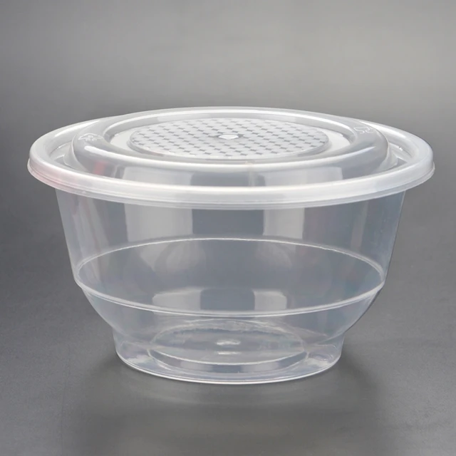 Home Hotel Take Away Disposable Plastic Bowl With Lidin Bowls from