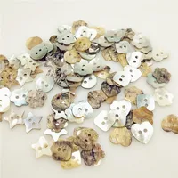 buttons en Coquille Naturelle, Accessoires de Vêtement à 2 Trous, 30 Pièces/Lot 2