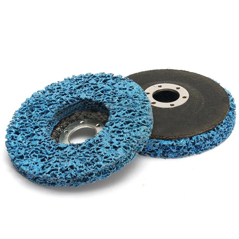 Buy 2pcs 100mm 125mm Poly Strip Disc Abrasive Wheel