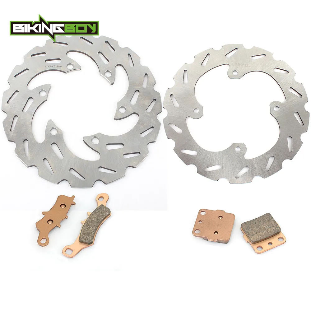 

BIKINGBOY For Kawasaki KX 85 00 01 02 03 04 05 06 07 08 09 10 11 12 13 14 15 16 17 KX85 Front Rear Brake Discs Rotors Disks Pads