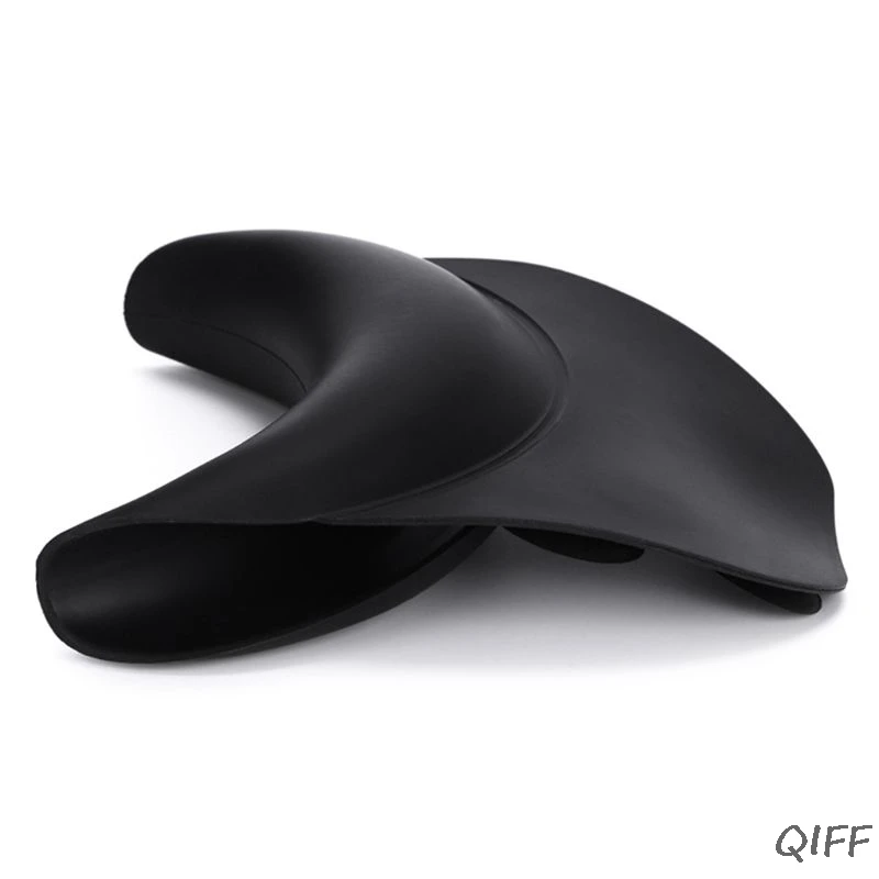 1Pcs Black Silicone Shampoo Head Pillow Neck Rest With Suction Cup Hair Wash Sink Basin Hairdresser Accessories