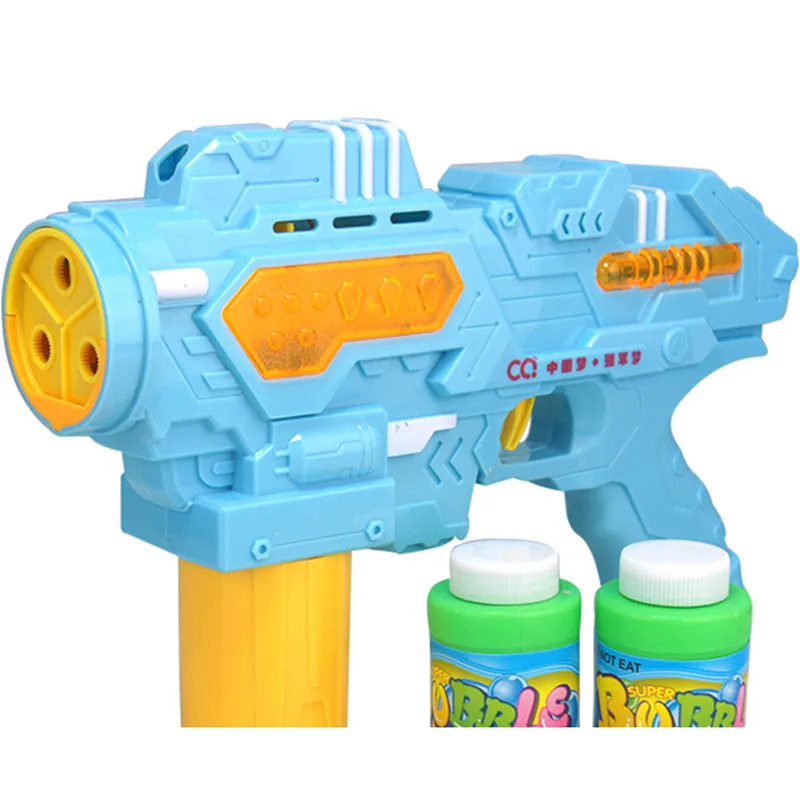 Soap Bubble Gun Bubble Blower Outdoor Toy,2 Color Plastic Bubble