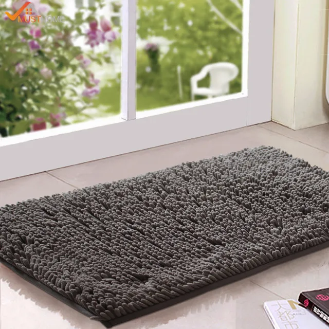 60x90cm/23"x35" Chenille Kitchen Floor Mat Area Rugs Constructed To