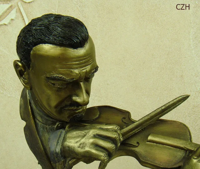 Violin Player Bust - Violinspieler Statue Geiger