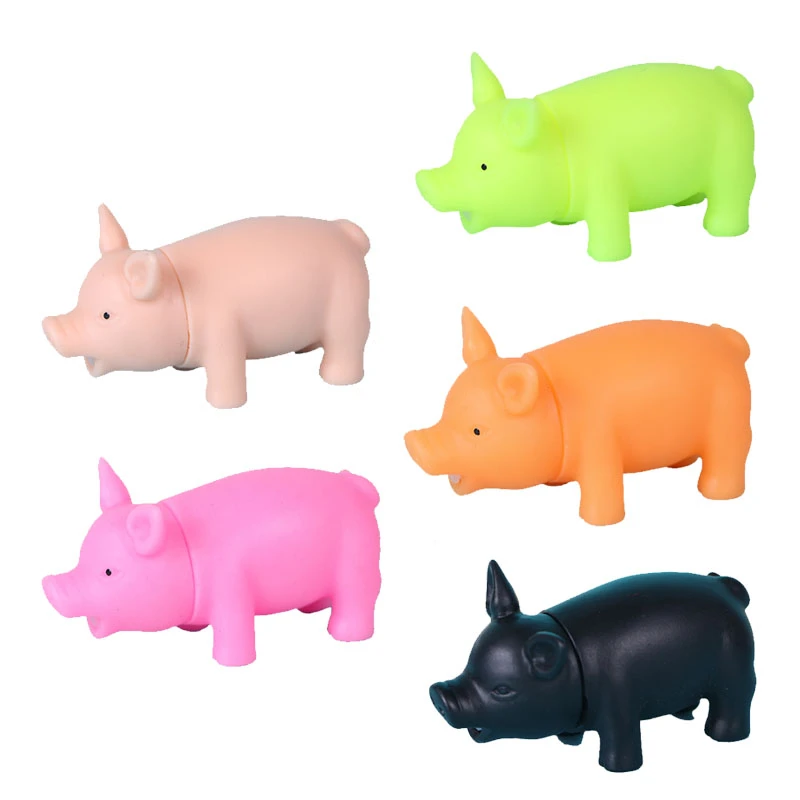 Cute Cartoon Mini Pink Pig Screaming Pig Venting Pig Doll Toy