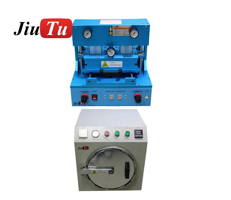 OCA Vacuum Laminating Laminator + Bubble Remove Machine LCD Refurbish Broken Edge Oled LCD Cracked Glass Replace Jiutu Brand (6)