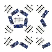 10 шт. Nano V3 Модуль ATMega328 P CH340G 16 МГц miniUSB совместим с поддержкой внешних 5 В~ 12 В DC источник питания