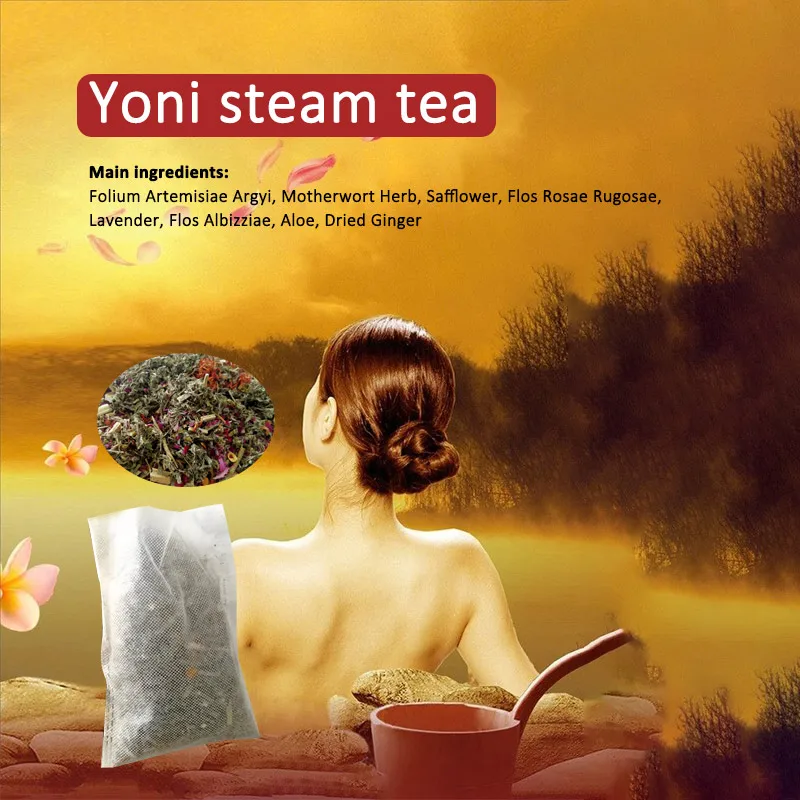 5 упаковок органические Yoni паровые травы Женская вагинальная детоксикация гигиенические продукты Вагинальный Хит Уход паровой промежности Набор для очистки