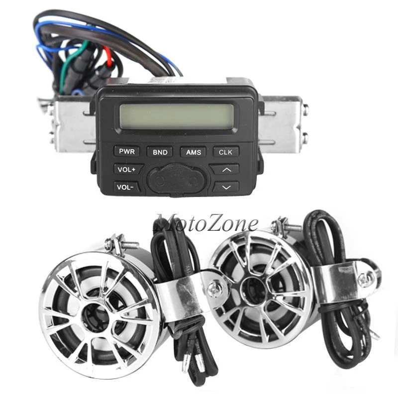 motorcycle handlebar radio