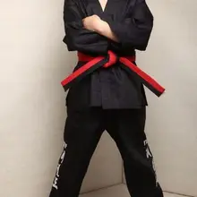 Костюмы для мальчиков и девочек с вышивкой ITF, костюмы для тхэквондо, детская одежда для тхэквондо, костюм для тхэквондо, Tae kwon do, Униформа, белый/черный