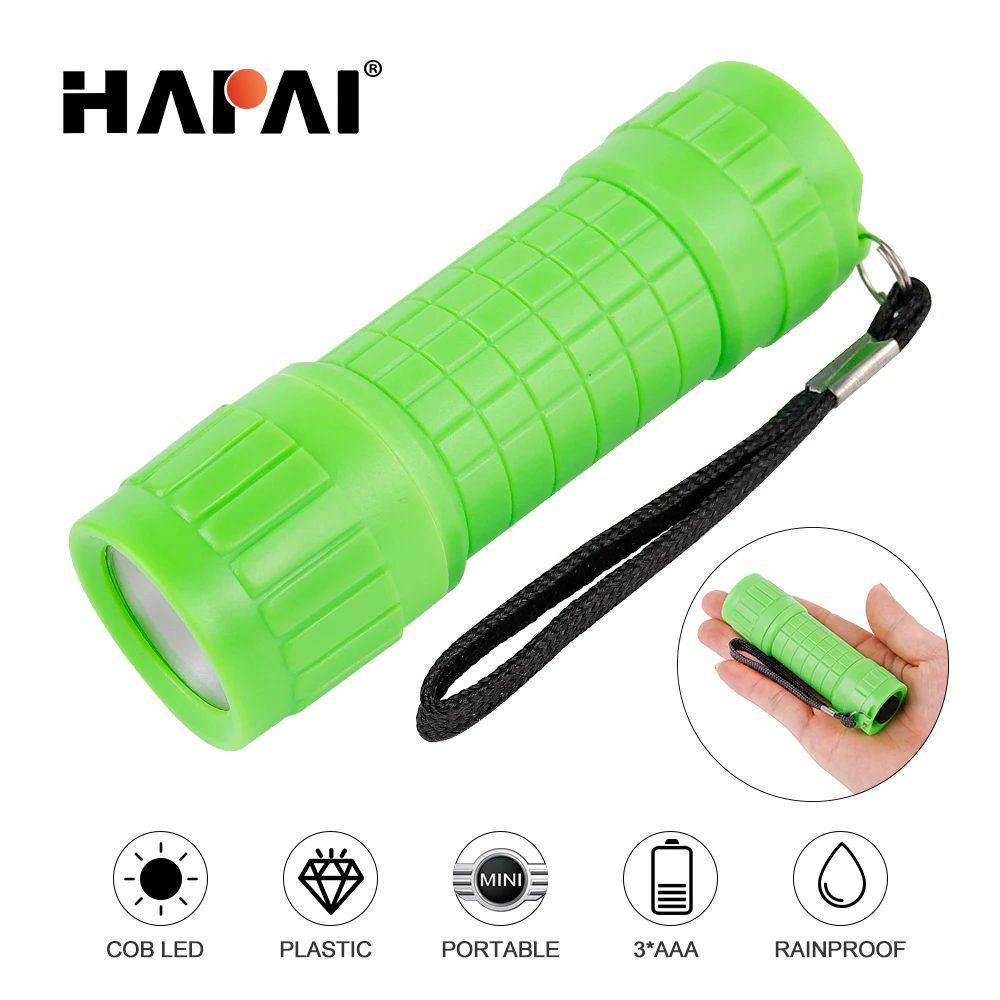 

6 Pack Set Mini Flashlight for Kids Assorted 6 Colors COB Lamp Led torch flashlight for Home Gift Reading etc. Use 3*AAA Battery