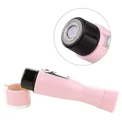 Мини-Леди персональная бритва бикини Эпилятор для волос Розовый Электрический Женский бритвенный Эпилятор Триммер инструмент для красоты