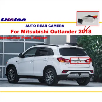 

Liislee Car Back Up Parking Camera For Mitsubishi Outlander 2018 Reverse Rear View Camera License Plate Light Night Vision