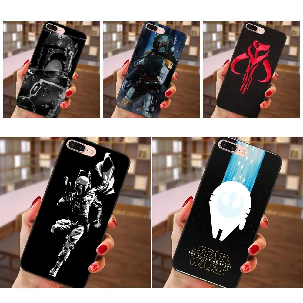 

For Xiaomi Mi Mix Max Note 2 2S 3 5X 6 8 SE A1 Play F1 Soft TPU Stylish Case Star Wars R2d2 Darth Vader Stormtrooper Boba Fett