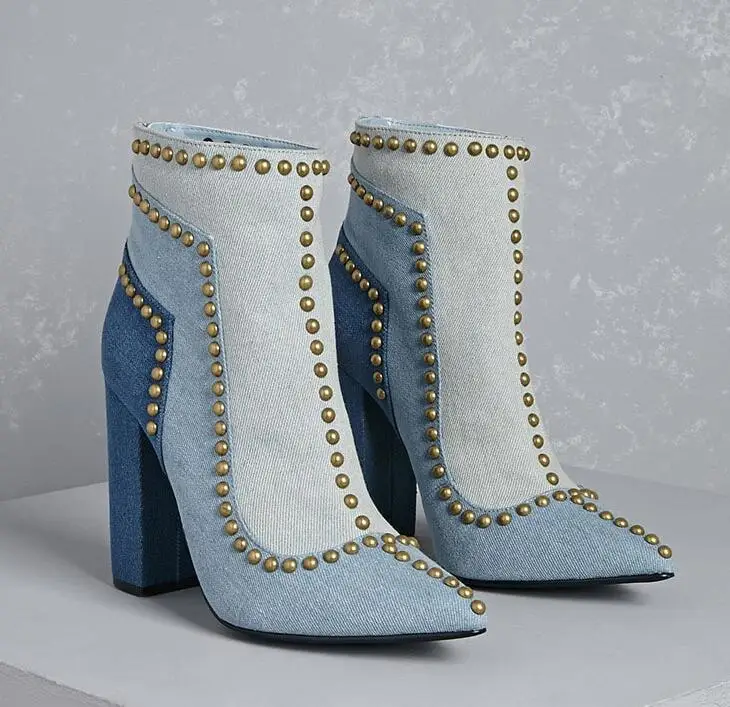 light denim shoes