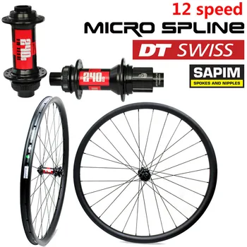 

12 Speed Original DT Swiss 240 Hub 27.5er Mountain Bike Wheels 35mm*35mm 650B Carbon MTB Rim For AM XC Cycling Wheelset