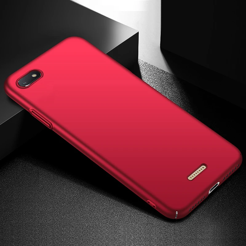 YonLinTan Coque чехол для Xiaomi Redmi 6 6A Pro 6pro Жесткий ПК на роскошный простой, матовый Защитная задняя панель для телефона Etui